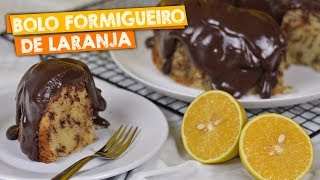 BOLO DE LARANJA COM CHOCOLATE FOFINHO  Nandu Andrade [upl. by Blanche44]