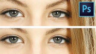 How to Fix Crossed Eyes in Photoshop [upl. by Marie675]