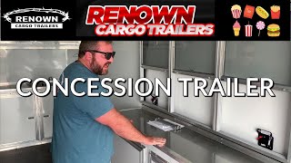 Concession Trailers Built For Easy Startup  Food Trailer  Mobile Business [upl. by Gorrono676]