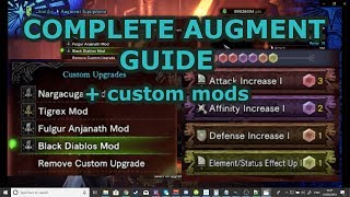 MHW Iceborne  Comprehensive Augment Guide  custom mods and materials required [upl. by Anig]