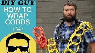 DIY Guy How To Wrap Extension Cords [upl. by Saba403]