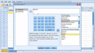 SPSS  Remove Missing Values [upl. by Eisnyl99]