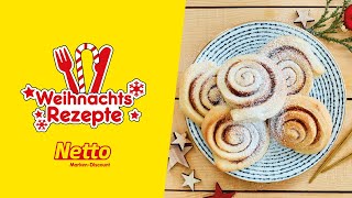 Netto WeihnachtsRezept I Zimtschnecken [upl. by Nahttam]