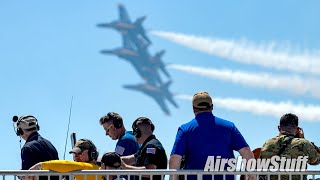 US Navy Blue Angels 2023 High Show [upl. by Nnyloj]