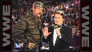 Tony Schiavone amp Jesse Ventura kick off SummerSlam 1989 [upl. by Vilma706]