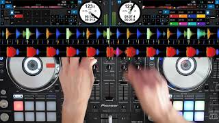 Tutorial DJ Mezcla básica cuadrar bases rítmicas beatmatching [upl. by Arayt348]