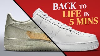 Easy Method To Restore White Sneakers How To Clean White Sneakers Properly [upl. by Willette]