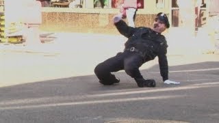 Dancing policeman Americas most entertaining traffic cop [upl. by Capon]