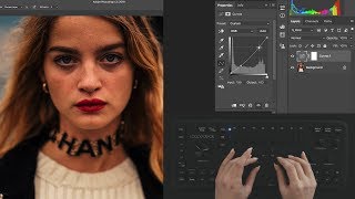 Loupedeck Portrait Editing in Adobe Photoshop [upl. by Llenrahs221]