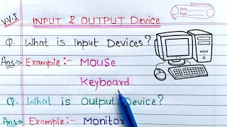 Input amp Output devices of computer  Learn Coding [upl. by Torhert]