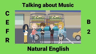 Talking about Music English Conversation [upl. by Eceirehs]