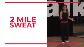 2 Mile SWEAT  At Home Workouts [upl. by Fayina36]