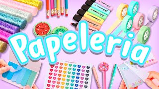 CREA TU PROPIA PAPELERIA 10 IDEAS FACILES EN CASA  Tutoriales Belen [upl. by Ellinet978]