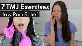 7 Best TMJ Exercises to RELIEVE Jaw Pain [upl. by Nylimaj]