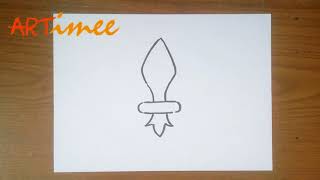 How to Draw a Fleur de Lis [upl. by Gustie]