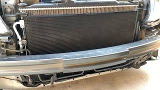 Honda Odyssey AC Condenser Replacement DIY [upl. by Lumbye]