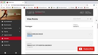 CIMB cara claim reward point cimb card untuk TARGUS mouse [upl. by Winnah68]