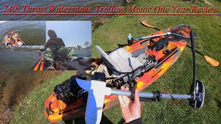 My Watersnake Trolling Motor Lightweight and Quite Fast [upl. by Tandy]