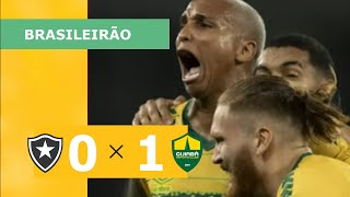 BOTAFOGO 0 X 1 CUIABÁ  CAMPEONATO BRASILEIRO 2023 VEJA O GOL [upl. by Idrahs643]