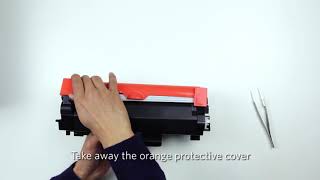 How to install TN760 Toner Cartridges in your Brother Pinter [upl. by Nnaira]