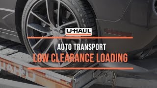 Auto Transport Low Clearance Loading [upl. by Aubry]