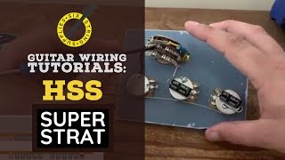 HSS Strat Wiring Tutorial [upl. by Staal715]