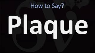 How to Pronounce Plaque CORRECTLY [upl. by Ahsen]