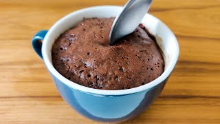 Chocolate Mug Cake in 1 Minute [upl. by Anelim367]