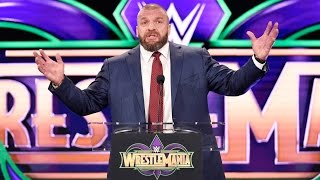 Triple H impersonates The Rock as he looks ahead to WrestleManias return to New Orleans [upl. by Donavon]