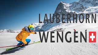 Skiing Lauberhorn  Wengen 2020 Switzerland [upl. by Siegfried163]