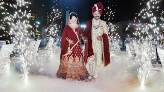 Hamari Dream Entry😍  Bride Groom Entry  Indian Wedding [upl. by Zaller]