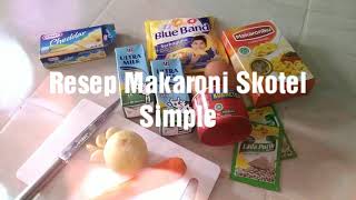 Resep cara membuat makaroni skotel  How to make macaroni schotel [upl. by Onaicilef]