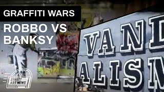 Robbo vs Banksy quotGraffiti Warsquot Full [upl. by Nodyarb]