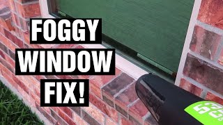 Foggy Double Pane Window Fix [upl. by Admama310]