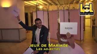 Jeu des Adjectifs pour mariage [upl. by Weitman769]