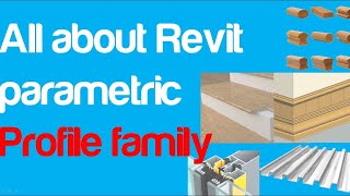 All about Creating Revit parametric Profile family and their uses [upl. by Eecak]