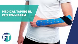 Tenniselleboog muisarm of RSI tapen  Medical Taping  FysioTape [upl. by Ali]