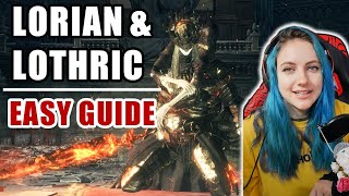 Dark Souls 3 Princes Lorian amp Lothric EASY GUIDE  CHEESE [upl. by Blanch]