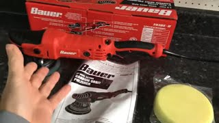 Harbor Freight Bauer 20mm Long Throw Polisher [upl. by Rolyt]