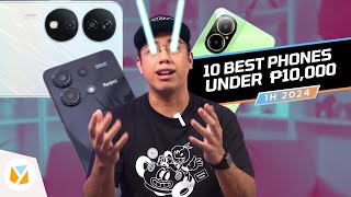 10 BEST Phones UNDER PHP 10K 1H 2024 [upl. by Dorry]