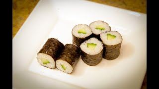 HOW TO MAKE MAKI ROLLS SUSHI [upl. by Colburn]