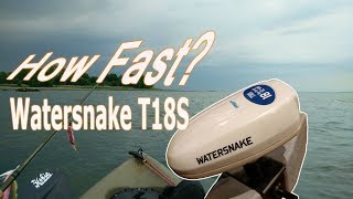 Watersnake T18S Speed Test on Hobie Kayak Ep73 [upl. by Carmelle294]