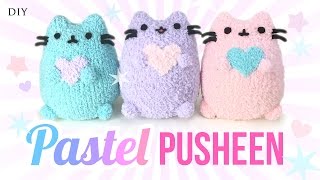 DIY Pusheen Cat Plush  Make Adorable Budget Plushies Using SOCKS [upl. by Talbert]