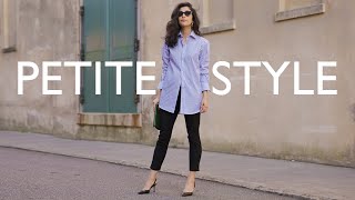 PETITE STYLE TIPS Styling Hacks 54quot amp Under  How To Dress When Youre Short [upl. by Einahpet]