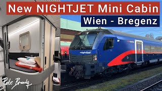 TRIP REPORT  ÖBB Nightjet New Generation  Mini Cabin couchette  Vienna to Bregenz [upl. by Comstock]