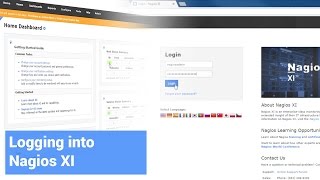 Logging into Nagios XI [upl. by Eniamart161]