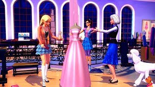 Barbie A Fashion Fairytale  quotGet Your Sparkle Onquot Millicents new line of dresses [upl. by Brittain958]