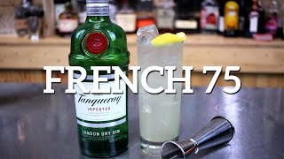 French 75 Gin Cocktail Recipe [upl. by Etteval]