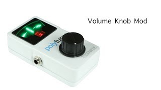 Volume Knob Mod on TC Electronic Polytune 3 [upl. by Ennaeus738]