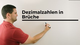 Dezimalzahlen in Brüche umschreiben  Mathe by Daniel Jung [upl. by Reni]